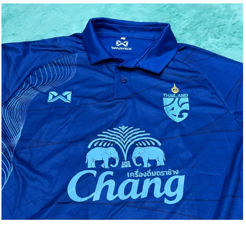 Z83-ชุดบอล ทีมชาติไทย คอปก ปี2022/23 แขนสั้น เสื้อพร้อมกางเกง มีครบไซส์ ใหม่ล่าสุด