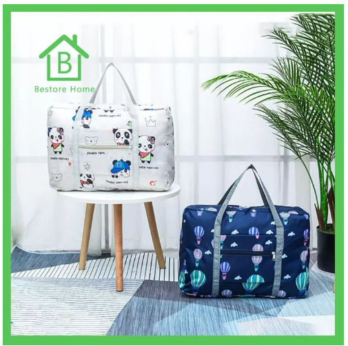 BAG42-BestoreHome กระเป๋าเดินทาง กระเป๋าเสริมเดินทาง พับเก็บได้สไตล์เกาหลี