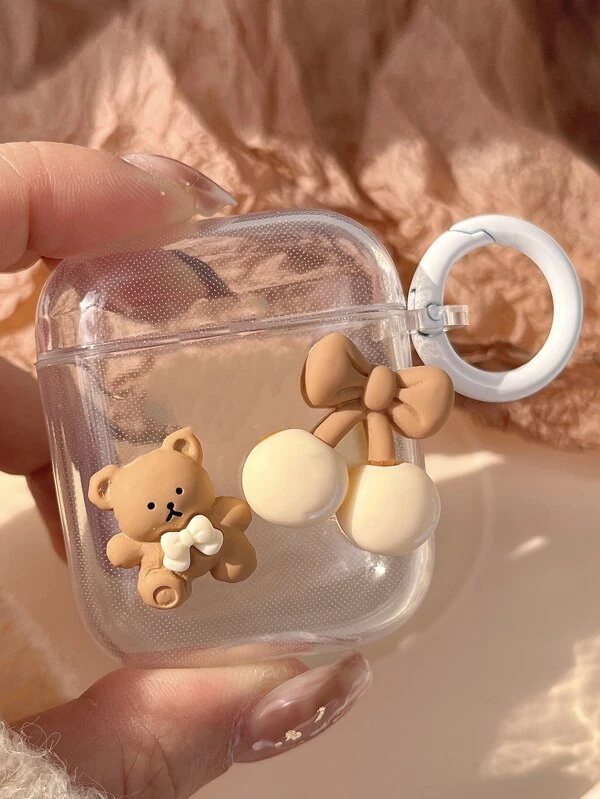 เคส ลายการ์ตูน ลายหมี ใช้ร่วมกับ AirPods e-41