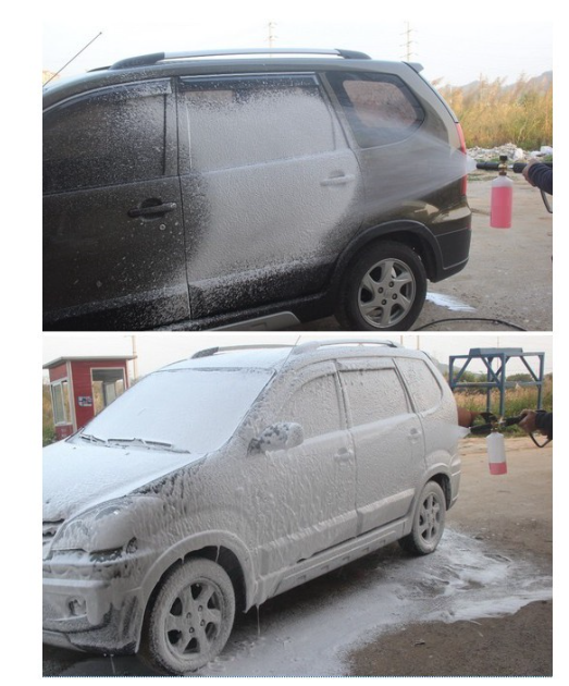 TH163-ปืนฉีดโฟม กระบอกฉีดโฟม หัวฉีดโฟม ล้างรถยนต์ ฟองหิมะ สำหรับเครื่องฉีดน้ำแรงดันสูง Foam Lance Karcher K รุ่น FLK2100-TR