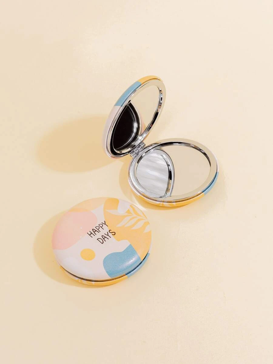 กระจก 1 ชิ้น ลายตัวอักษร พับได้  k-53