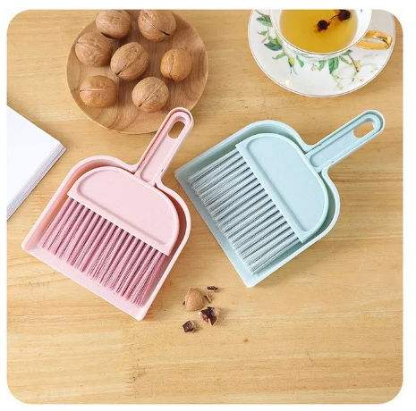 RC75-ไม้กวาดขนาดเล็ก ไม้กวาดเล็กอเนกประสงค์ แปรงปัดฝุ่นพร้อมที่โกยผงขนาดเล็กแบบคละสีนะครับ