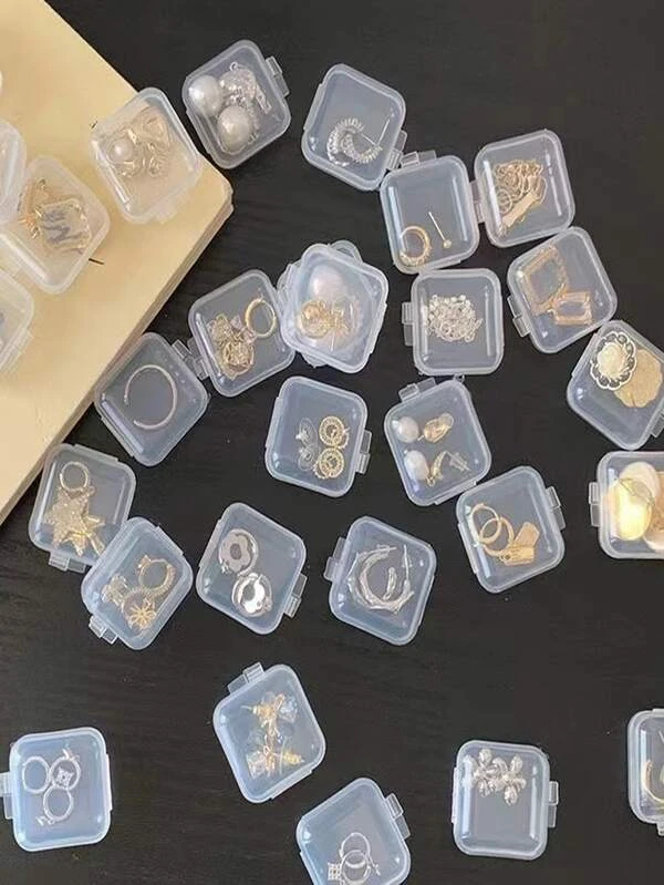 กล่องเก็บเครื่องประดับ โปร่งใส 30 ชิ้น  i-28