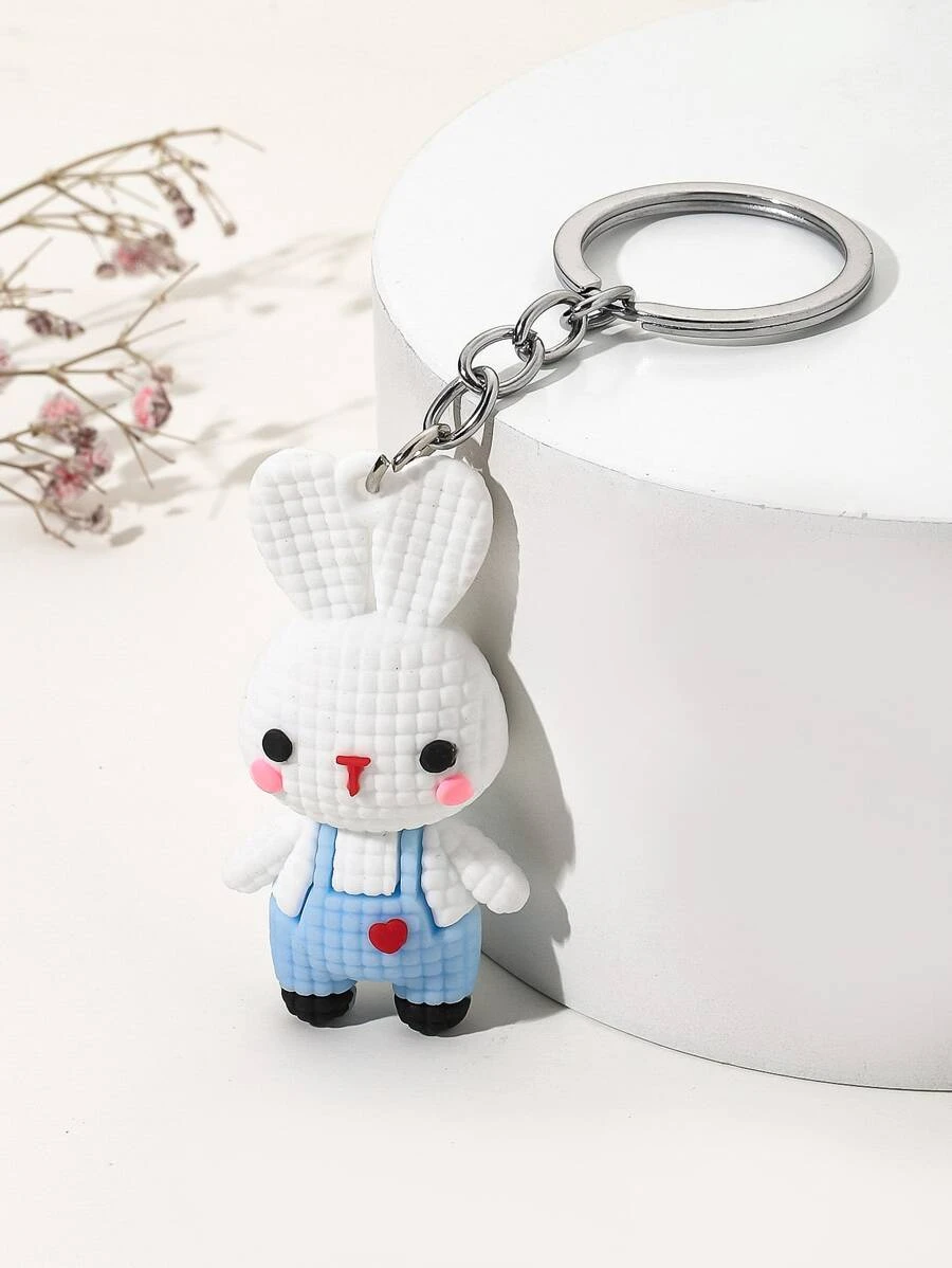 พวงกุญแจ การ์ตูน จี้กระต่าย  k-030