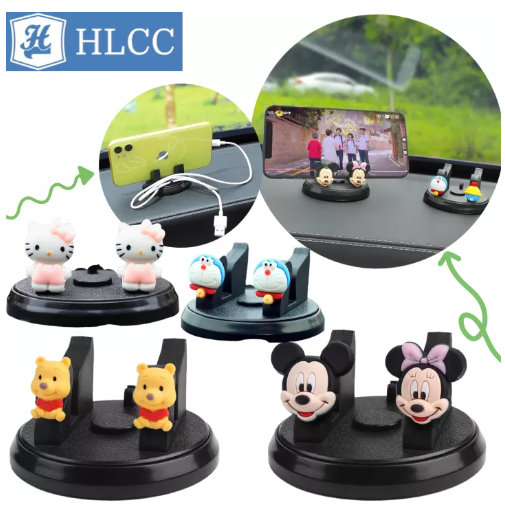 JN100-อุปกรณ์ตกแต่งภายในรถยนต์ที่ วางโทรศัพท์ในรถยนต์ ฐานมาพร้อมกาว ฐานหมุนได้ เหมาะสำหรับแดชบอร์ดรถยนต์ car phone holder