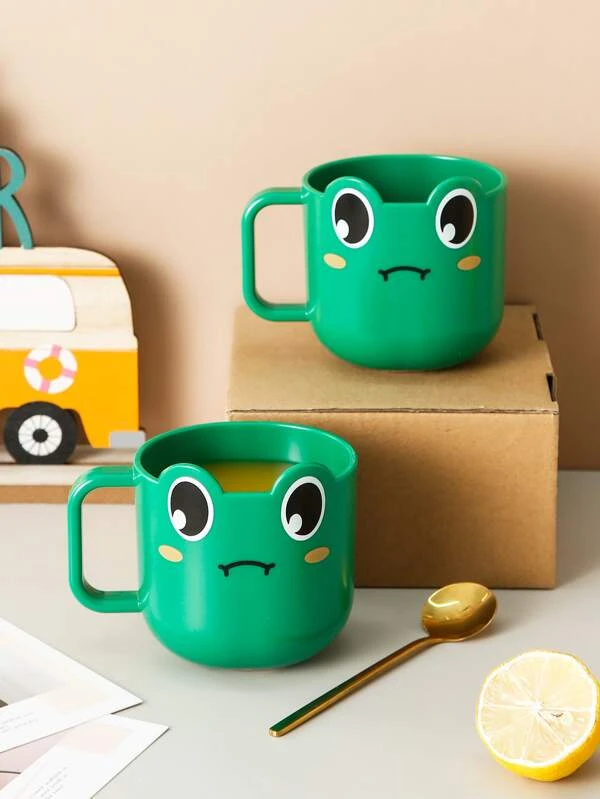 ถ้วยการ์ตูนกบ 1 ชิ้น  oo-89