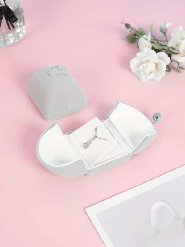 กล่องเก็บเครื่องประดับ สีพื้น 1 ชิ้น  i-39