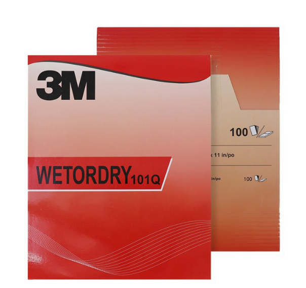 AC115-3M (5 แผ่น) 101Q กระดาษทรายน้ำ Wetordry Sandpaper ขนาด 9"x11"