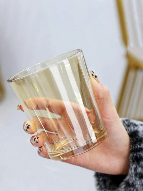 แก้วน้ำ กระจก มินิมอลลิสต์ โปร่งใส สำหรับ ครัว 1 ชิ้น  oo-22