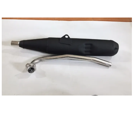 FU52-ท่อผ่า ท่อผ่าเสียงนุ่ม ตรงรุ่นสำหรับ Drem (Dream ) สีดำ เปิด (ผ่าหมก) (มีมอก.)(พร้อมจุกเลส) ท่อผ่าหมกมอร์เตอร์ไซค์