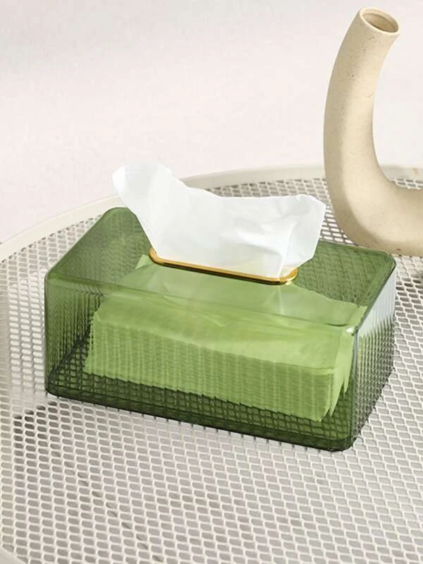 กล่องทิชชู่ โปร่งใส 1 ชิ้น  nn-20