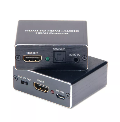 GE97-HDMI Audio EXTRACTOR Optical Toslink SPDIF + 3.5 มม.สเตอริโอดูดแปลง HDMI Audio Splitter อะแดปเตอร์