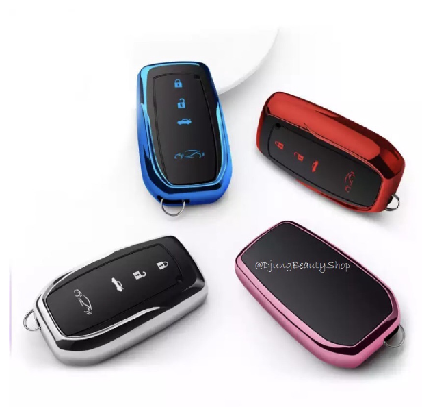 K69-เคสกุญแจรีโมทรถยนต์ Smart Key Toyota โลโก้รถรถสุดเท่ แบบใหม่ล่าสุด 2020 ออกแบบให้เข้ารูปพอดีดูสวยงาม วัสดุอย่างดีTPU