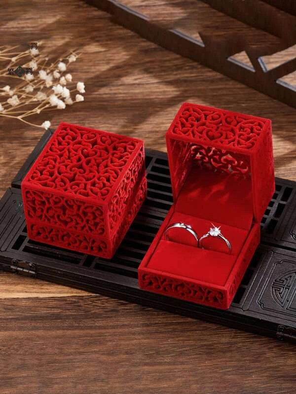 กล่องเก็บแหวน กลวงออก 1 ชิ้น i-53