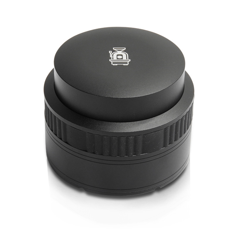 P10-แทมเปอร์สปริง มาการอง Apresso Ø58 mm หน้าเรียบ สีดำ 1610-689-C01