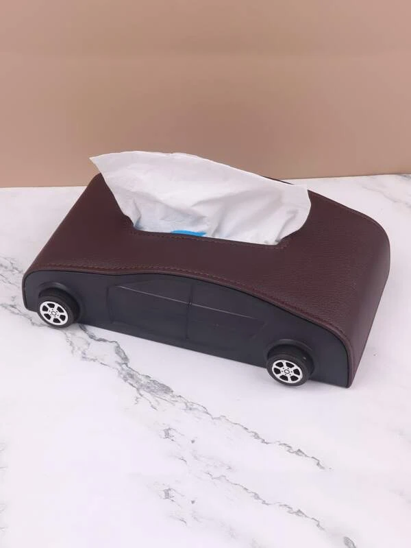 1 ชิ้น พลาสติก เนื้อเยื่อ จัดเก็บ สร้างสรรค์ รถ ออกแบบ กล่องทิชชู่ ผ้าคลุม ที่วาง สำหรับ บ้าน nn-2