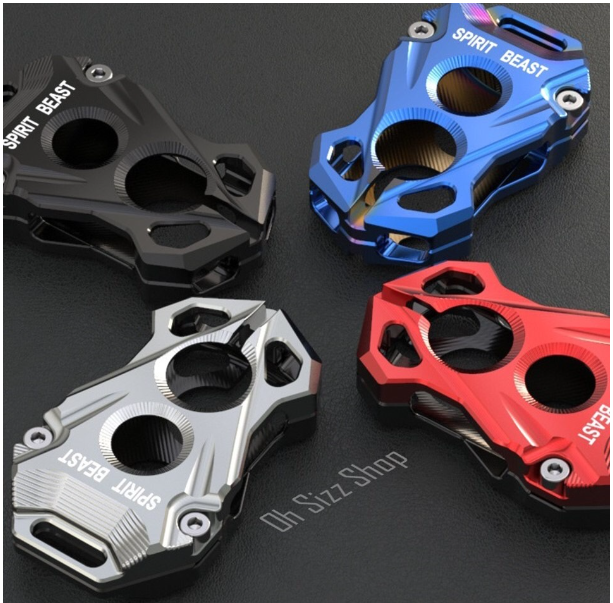 K63-เคสโลหะรีโมทรถมอเตอร์ไซต์ Yamaha XMAX วัสดุอลูมินัมอัลลอยแถม แผ่นใส TPU ปิดปุ่มกันรอยฟรีพร้อมพวงกุญแจหัวโลหะหมุนได้360ํ