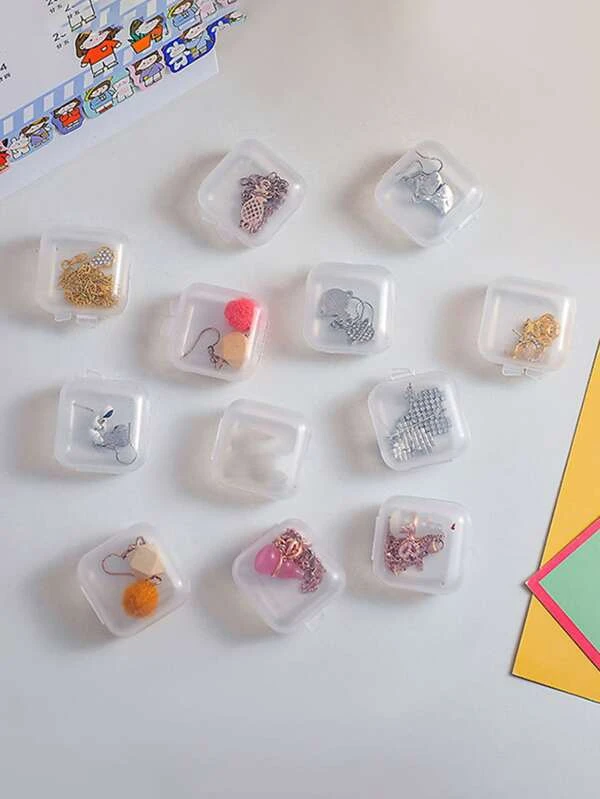 กล่องเก็บเครื่องประดับ โปร่งใส 20 ชิ้น i-30