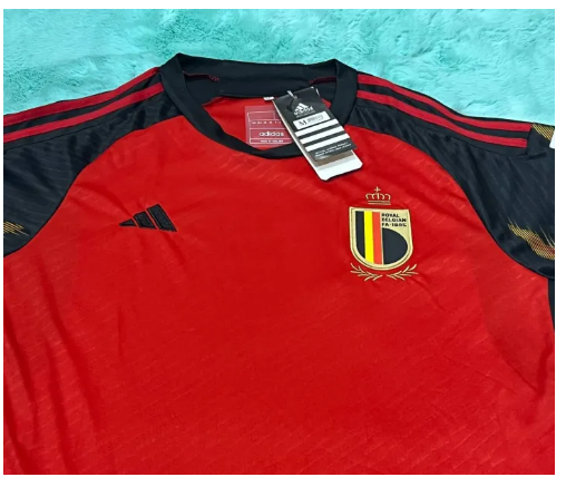Z75-ชุดบอล ทีมชาติเบลเยียม Belguim(Home&Away) ปี2022/23 แขนสั้น เสื้อพร้อมกางเกง มีครบไซส์ ใหม่ล่าสุด