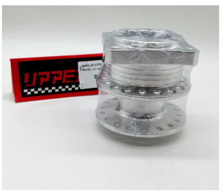 FU78-ดุมย่อ WAVE 110i ย่อ งานสนาม หลังดิส UPPER SPEED สีเงิน เฉพาะ ดุมหน้า 4รู เวฟ ย่องานสนาม หลังดิส (ไม่สามารถใช้กับดั้ม)