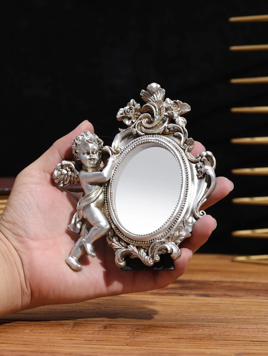 กระจกเงา นางฟ้า ตกแต่ง วินเทจ 1 ชิ้น  k-88