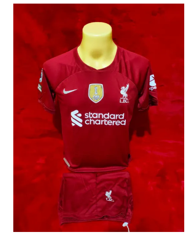 FJ70-ชุดกีฬา ฟุตบอล ทีมลิเวอร์พูล FC liverpool งานดีใส่สบายเนื้อไม่ร้อนซักง่ายแห้งง่ายเป็นโลโก้ปักมีอาร์ม(เสื้อ+กางเกง)
