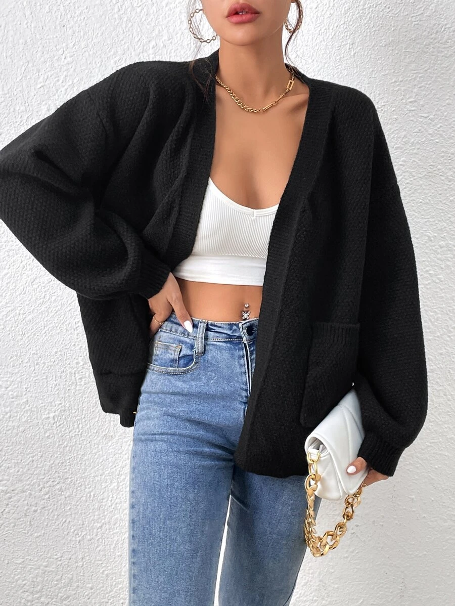 คาร์ดิแกน กระเป๋าคู่ ไหล่ตก   i-94