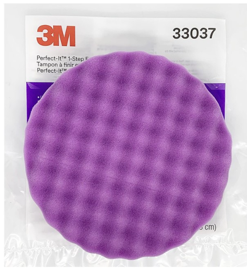 AC30-3M Perfect-It 1-Step Foam Finishing Pad PN 33037 ฟองน้ำ โฟมขัดสี ในขั้นตอนเดียว สีม่วง ขนาด 8 นิ้ว