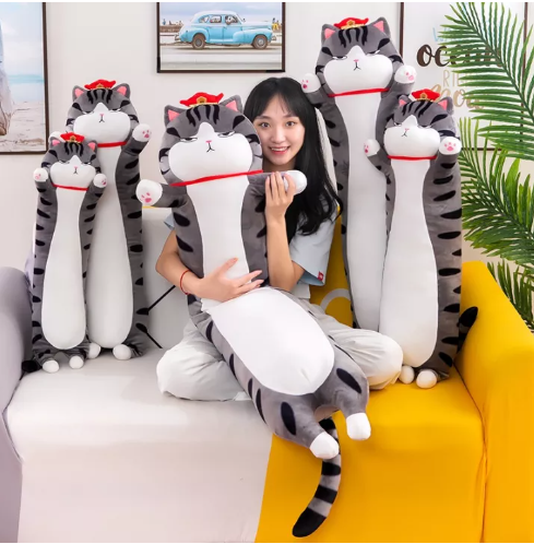 KID89-ตุ๊กตาแมวฮ่องเต้ My Emperor ตุ๊กตาแมวตัวใหญ่ My Royal Wan TikTok INS เจ้าเหมียวหน้ามึน หมอนข้างแมว หมอนแมวสู้งาน