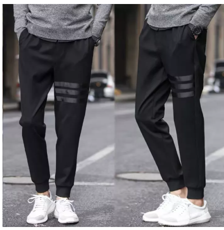 BIG65-กางเกงแฟชั่น ขาจั๊ม สไตล์เกาหลี ผ้านิ่มใส่สบาย สำหรับผู้ชาย