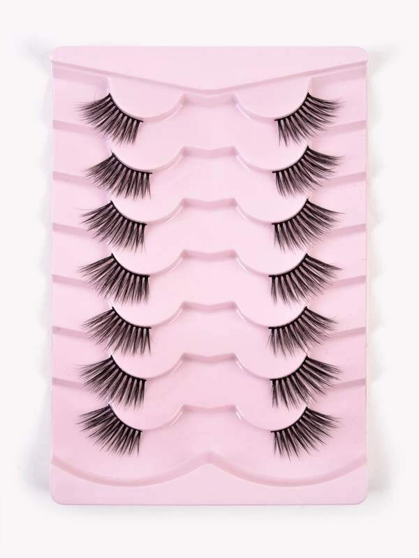 ขนตาปลอม ทรง cat eyes 7 คู่ 15mm  g-69