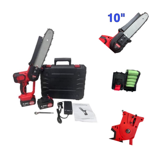 M-07 SPEED เลื่อยเเบตเตอรี่ไร้สาย ขนาดบาร์โซ่ยาว 10 นิ้ว 99V