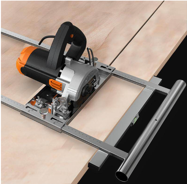 TH118-ชุดโครงเลื่อยวงเดือน ชุดรางเลื่อยวงเดือน สำหรับงานไม้ เครื่องมือช่าง อุปกรณ์ช่าง เครื่องตัดหินอ่อนอัตโนมัติ 1900W