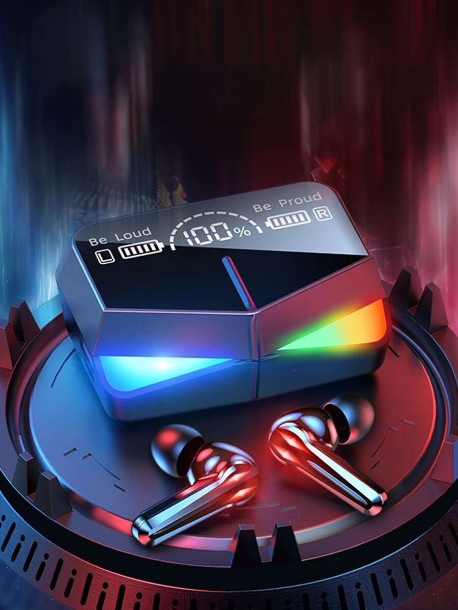 หูฟังไร้สาย จอแสดงผล ดิจิตอล 1 ชิ้น เหมาะกับ Bluetooth  dd-80