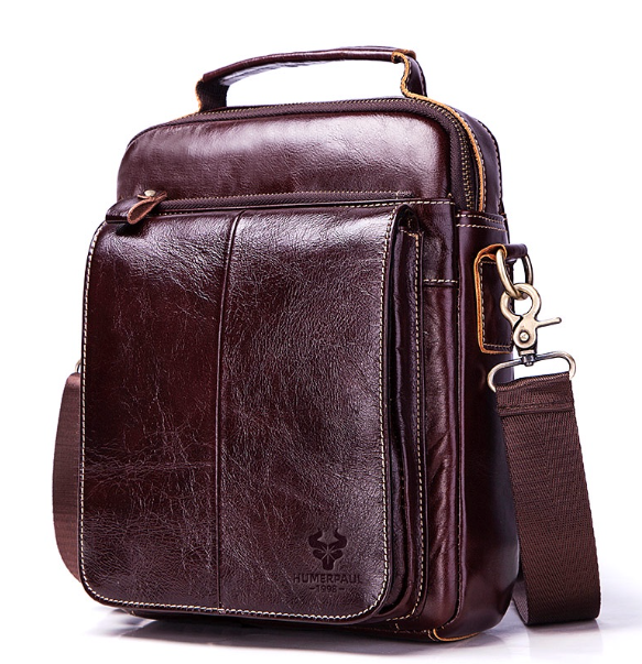 HU34-HUMERPAUL แบรนด์หรูคุณภาพสูงของแท้หนังกระเป๋าผู้ชายกระเป๋าสะพาย Crossbody กระเป๋าถือชาย Bolsas สลิงคลัทช์