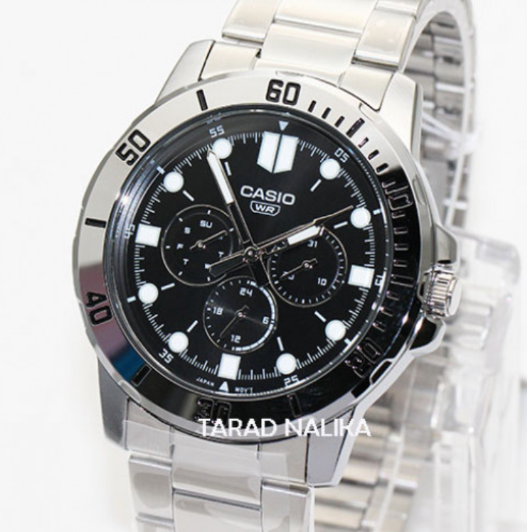 H24-นาฬิกา CASIO Gent quartz MTP-VD300D-1EUDF (ประกัน cmg)