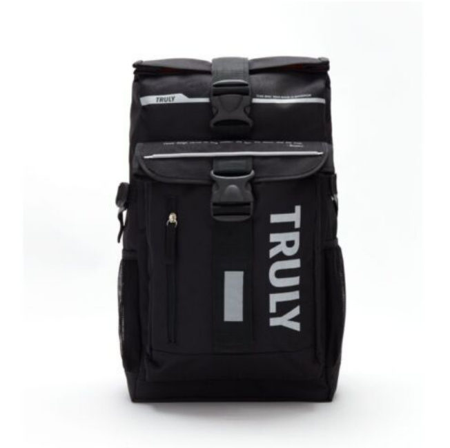 (ป#012) กระเป๋าเป้ BACKPACK TRULY REFLECTIVE BAG แบกสีดำ รุ่นใหม่