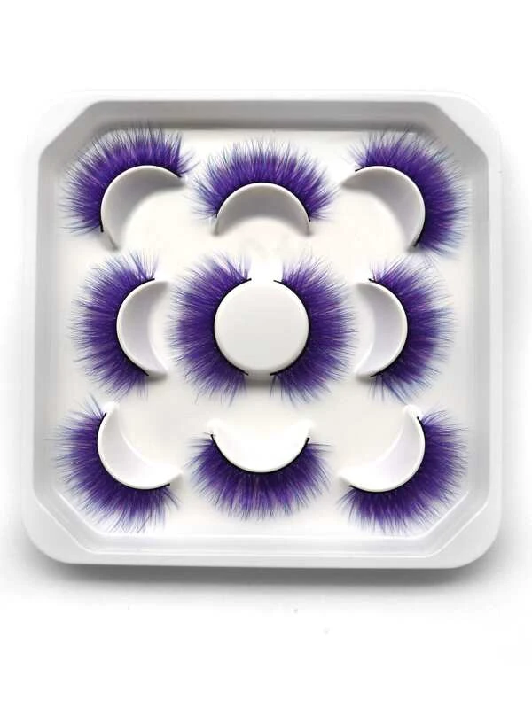 ขนตาปลอม แบบมีวอลลุ่ม แยกออกจากกัน 5 คู่  g-47