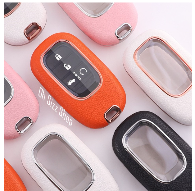 K29-เคสรีโมทรถ HONDA Civic Fe RS HRV 2022 Pastel Case หุ้มหนังสีพาสเทล ABS Case Key Cover Key Sets Model CIVIC, HRV 2022 Sma