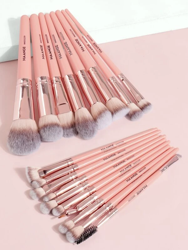 เซต แปรงแต่งหน้า 18 ชิ้น ลายตัวอักษร ลายฝ่ามือle e-34