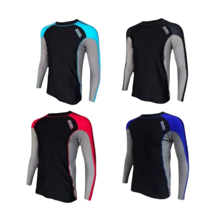 BIG51-91625 TBL เสื้อว่ายน้ำผู้ชายทรงสปอร์ต เสื้อว่ายน้ำชายแขนยาว 1 ชิ้น