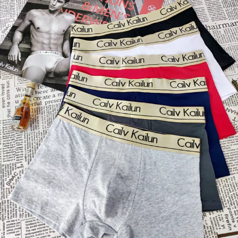 MH27-กางเกงใน กางเกงชั้นใน กางเกงซับใน CK(CailvKailun) กางเกงในผู้ชาย ฟรีไซส์ เอว 28-40นิ้ว สำหรับวัยรุ่นชายไทยNo.375