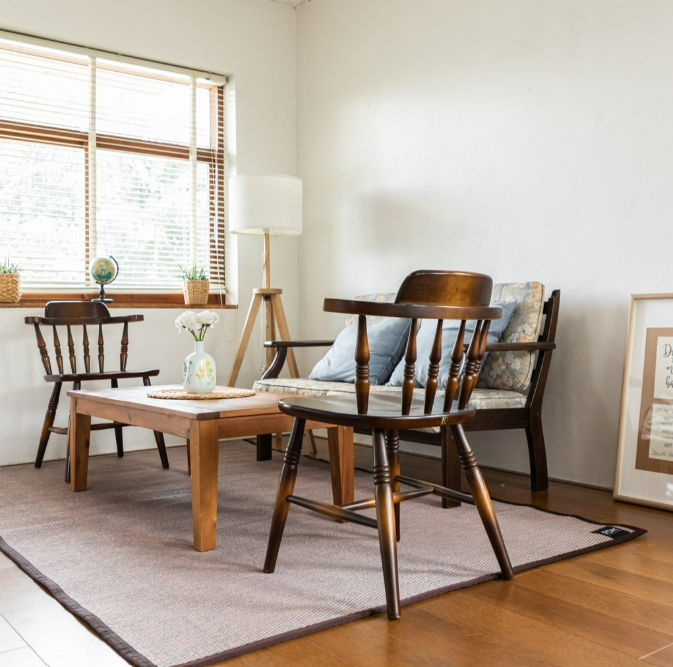 (H-010) PDM เสื่ออเนกประสงค์ คู่สีธรรมชาติ Natural (Rose Wood) Size L 180x270 cm. เสื่อ เสื่อตกแต่ง เสื่อแทนพรม เสื่อแต่งบ้าน