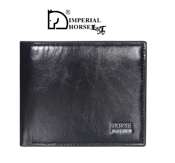 TOP84-Imperial Horse 516 กระเป๋าสตางค์ใบสั้น มีช่องใส่เหรียญ วัสดุผลิดจาก PU คุณภาพดี สำหรับผู้ชาย