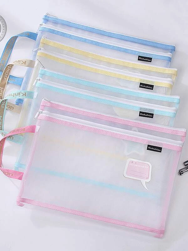 กระเป๋าแฟ้ม สีสุ่ม 1 ชิ้น f-43