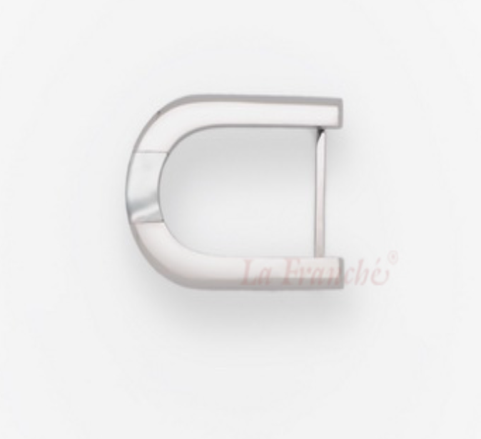 MAN77-หัวเข็มขัดสแตนเลสอักษร C ประดับมุก (เฉพาะหัวงานสั่งทำ)