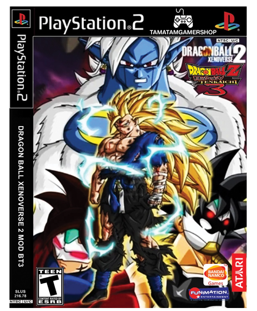 TM45-DragonBall Xenoverse 2 Mod 2019 TKC3 PS2 แผ่นเกมส์ps2 เกมเพล2 เกมดราก้อนบอลps2 ตัวละครเยอะ