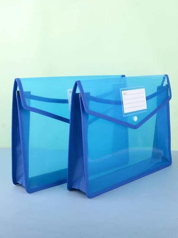 กระเป๋าแฟ้ม โปร่งใส 1 ชิ้น  f-84