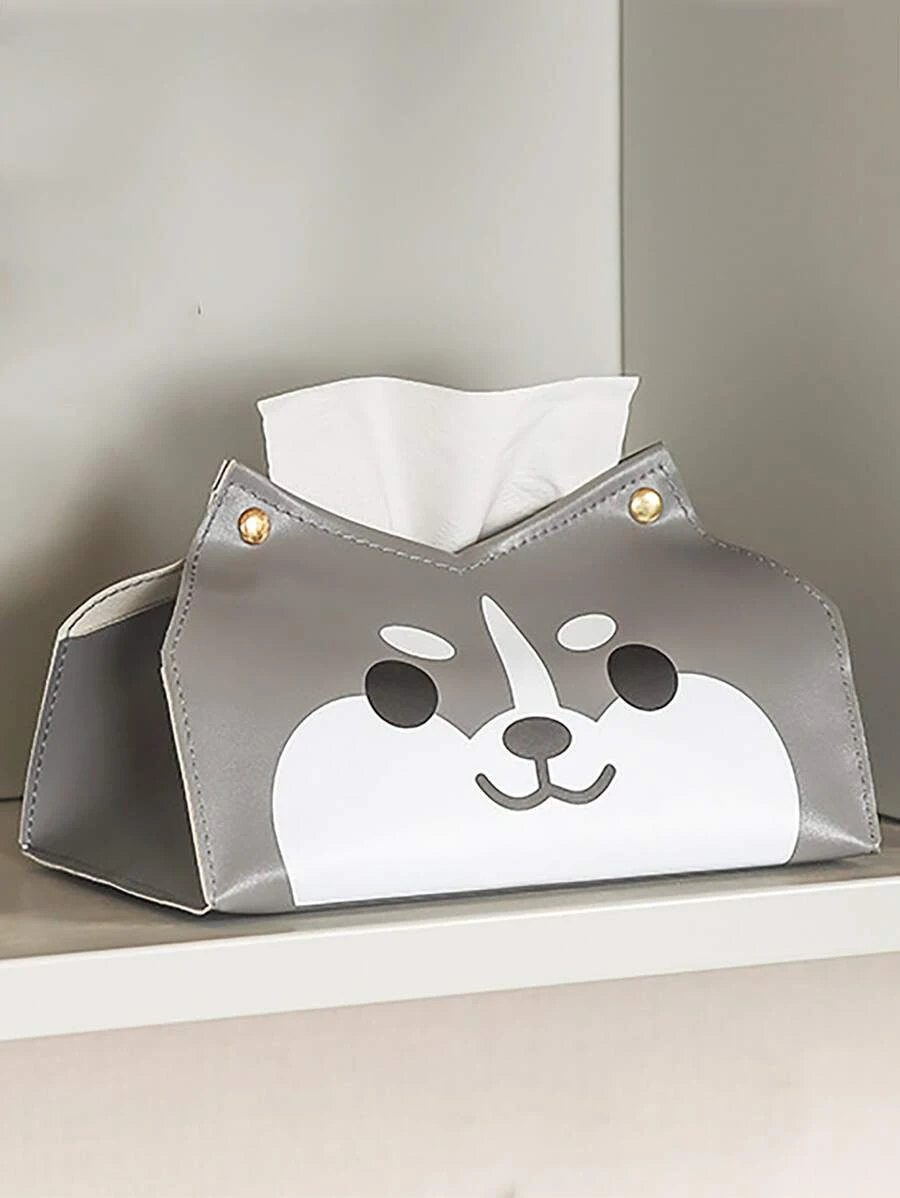 1 ชิ้น ลาย สุนัข เนื้อเยื่อ จัดเก็บ กันน้ำ เนื้อเยื่อ กระเป๋า ที่วาง nn-124