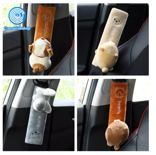 JN51-ปลอกเข็มขัดนิรภัย ที่หุ้มเข็มขัดนิรภัย หุ้มเข็ดขัดนิรภัย ที่หุ้มเข็มขัดนิรภัยในรถยนต์ ปลอกหุ้มสายเข็มขัดนิรภัย ลายการ์ตูน ตกแต่งรถ